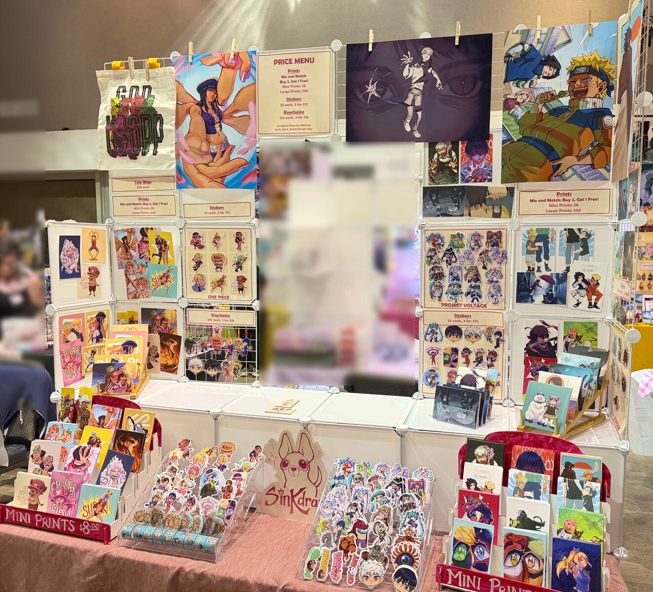 6 ft. table display